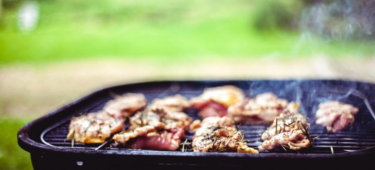 Grill na balkonie